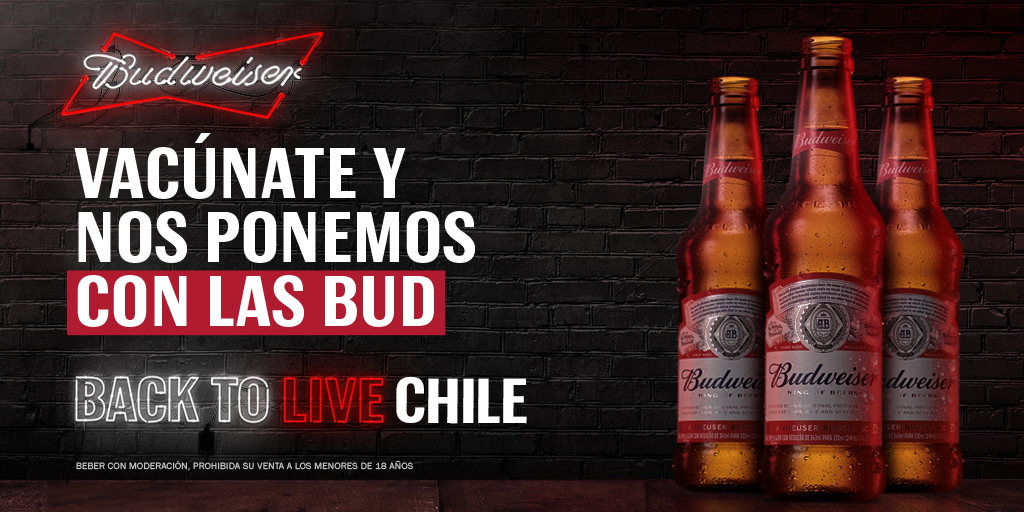 Vacúnate y Budweiser se rajará con las cervezas Vacúnate y Budweiser se rajará con las cervezas