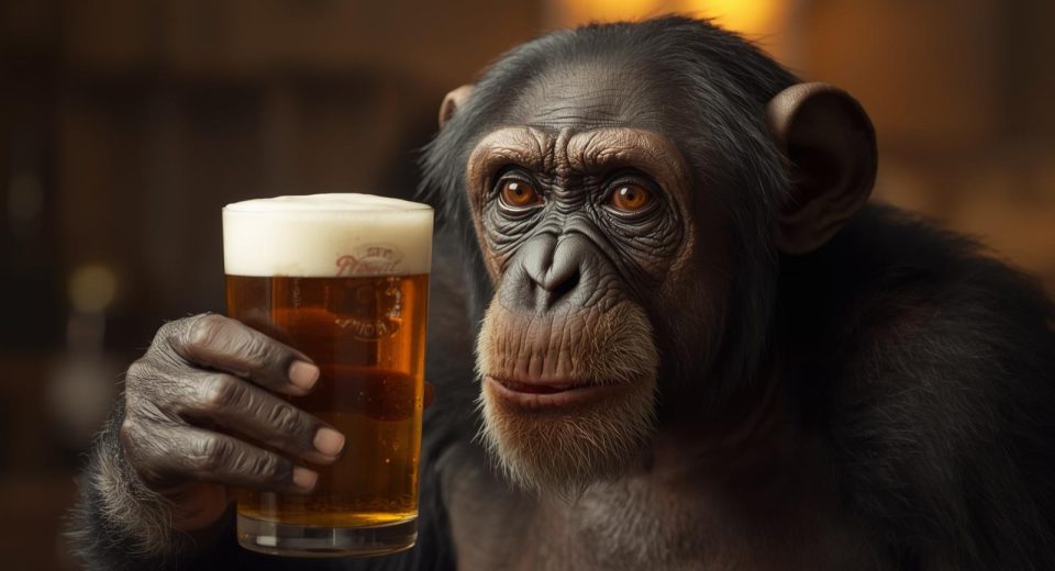 La teoría del mono borracho científicos sugieren que el gusto de los humanos por el alcohol deriva de los chimpancés