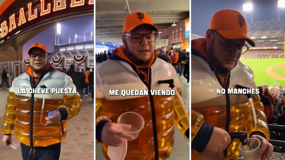 Joven mexicano ‘crea chamarra dispensadora de cerveza’ y se vuelve viral