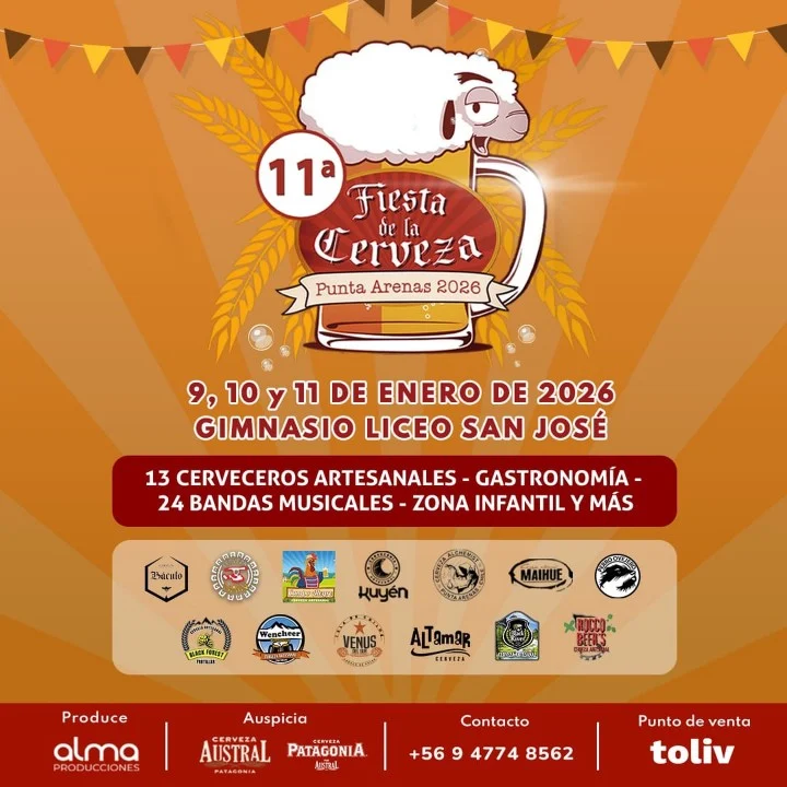 Punta Arena celebrará una nueva versión de su Festival de la Cerveza