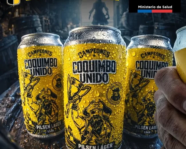 Coquimbo Unido no para la fiesta presenta exclusiva cerveza tras ganar el clásico a La Serena