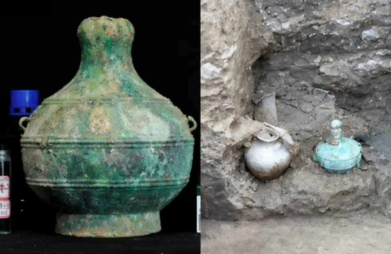 Arqueólogos abrieron una tumba de 2300 años y encontraron una botella de cerveza intacta