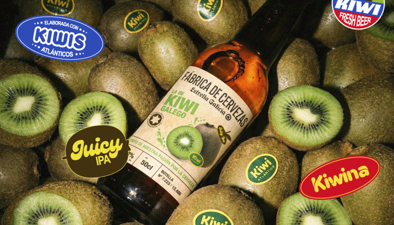 Estrella Galicia lanza una cerveza con sabor a kiwi